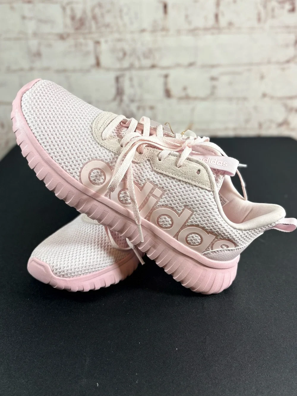 adidas Kids Pink Mesh Lightweight Sneakers